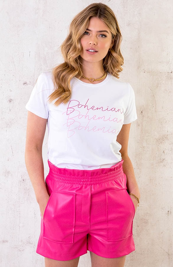 Bohemian it-shirt Roze – shoparchief, foto 7