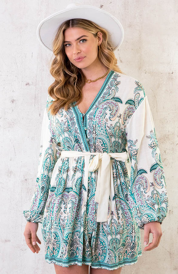 Boho Chic Kleid Mint, Shoparchiv