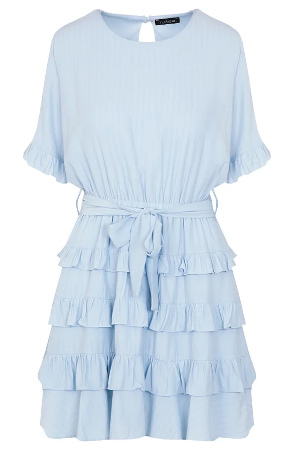 Endless Summer Laagjes Jurk Babyblauw – shoparchief