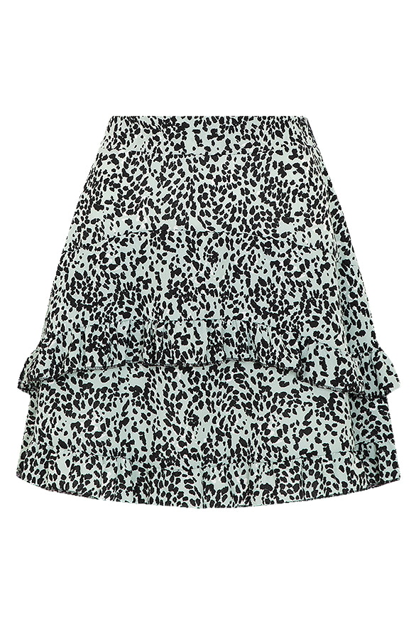 Laagjes Rok Cheetah Mint – shoparchief