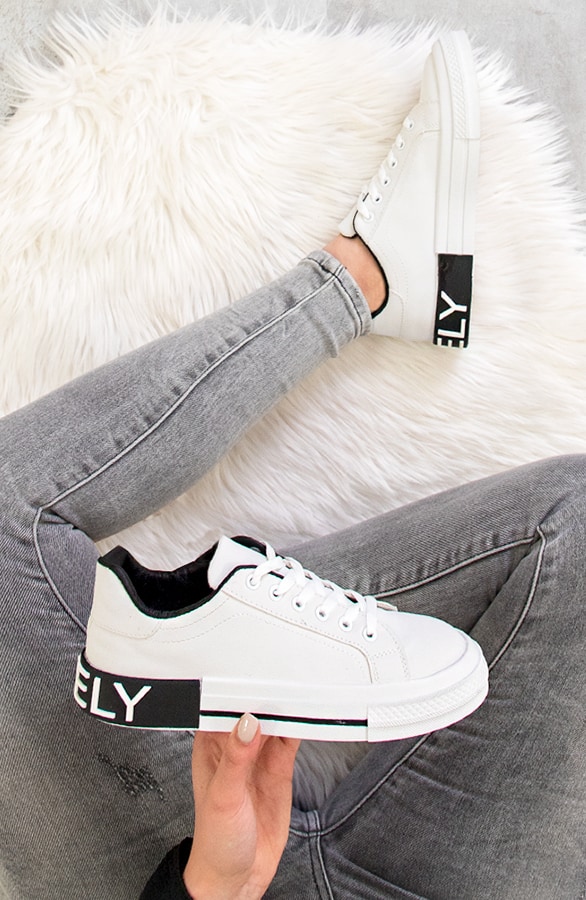 Lovely Sneaker Black White – shoparchief