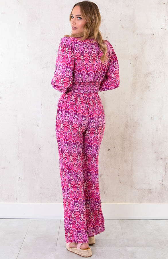 Cropped Top Retro Print Roze – shoparchief, foto 7