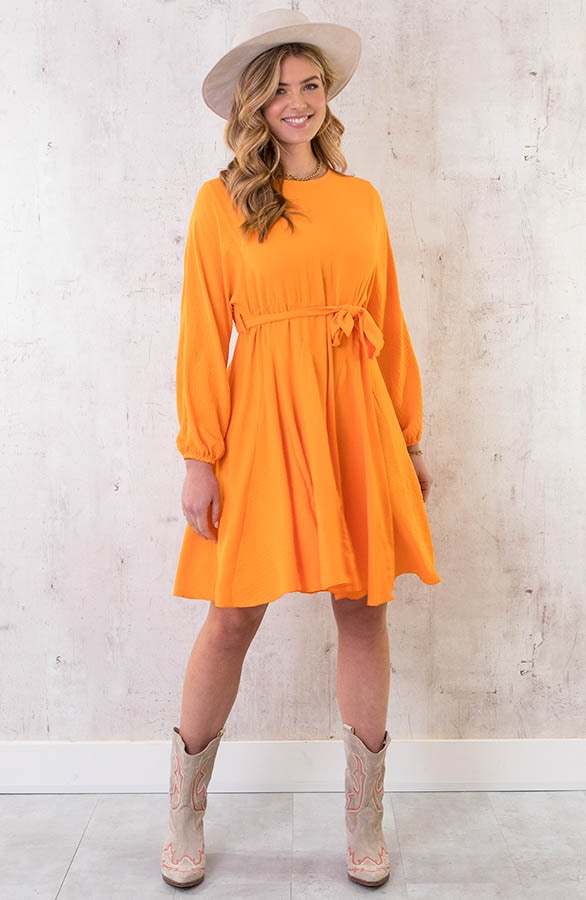 Falten Kleid Orange, Shoparchiv, Foto 6