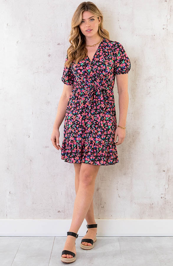 Pofmouwen Bloemen Jurk – shoparchief, foto 6