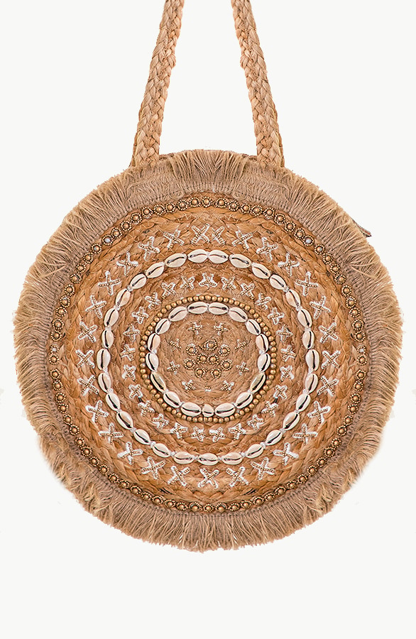 Round Beach Bag Shells – shoparchief