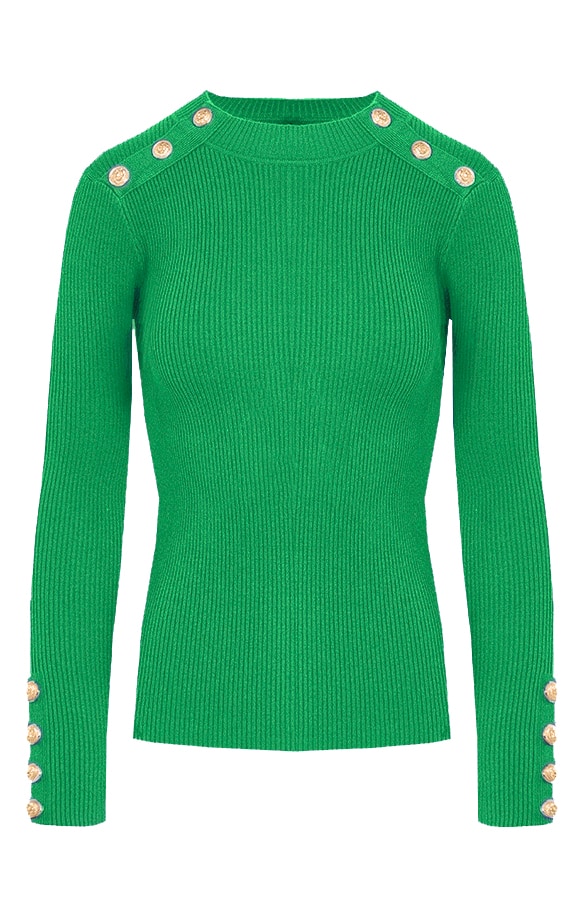 Sailor Rib Trui Bright Green – shoparchief