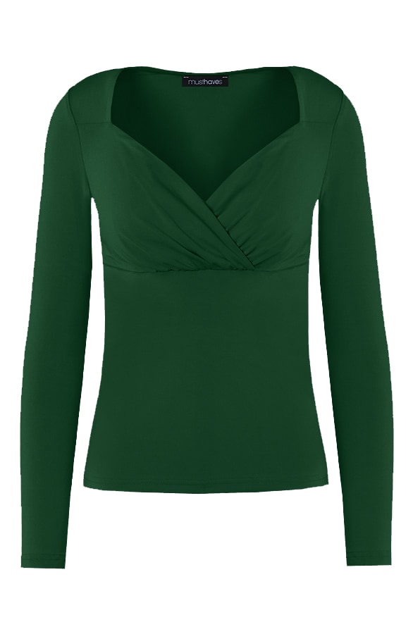 Stretch Overslag Top Smaragd – shoparchief
