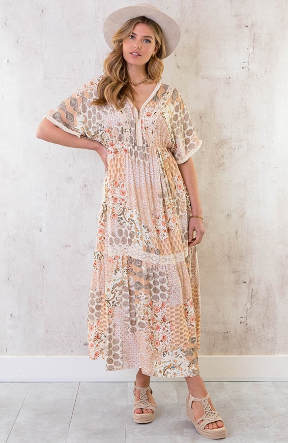 Sleehak Suede Bohemian Beige – shoparchief, foto 2
