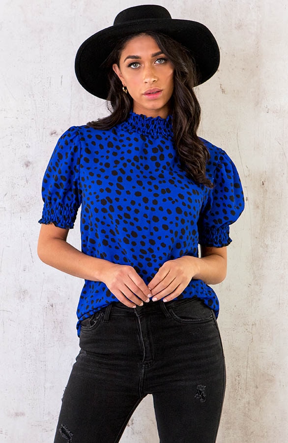 Cheetah Col Top Kobalt – shoparchief, foto 2