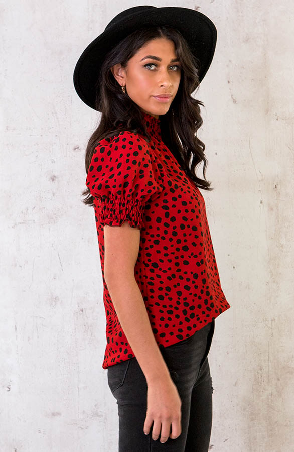 Cheetah Col Top Rood – shoparchief, foto 3