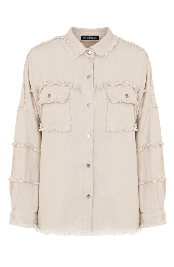 Embroidery Boho Jacket Beige – shoparchief, foto 8