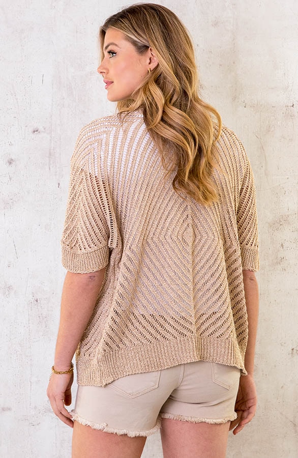 Lurex Vest Goud – shoparchief, foto 4