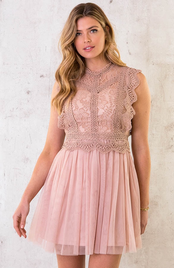 Luxury Kanten Tule Dress – shoparchief
