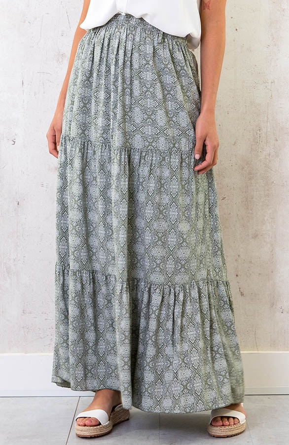 Maxi Rok Print Army – shoparchief
