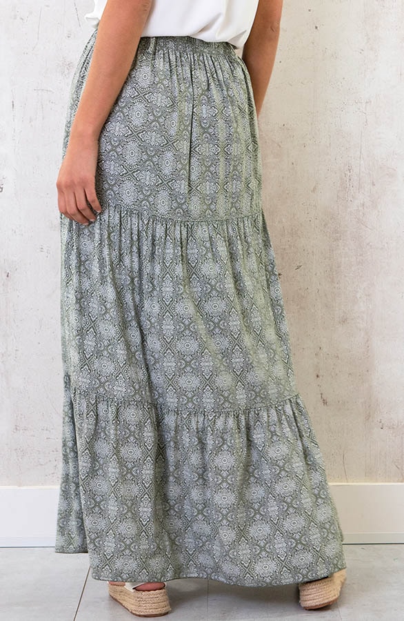 Maxi Rok Print Army – shoparchief, foto 3