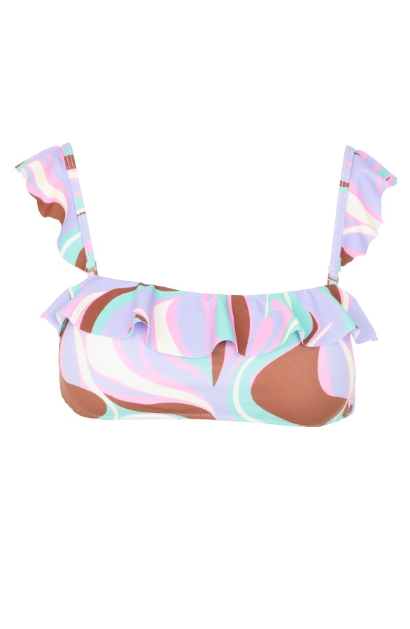 Retro Print Bikini Top – shoparchief