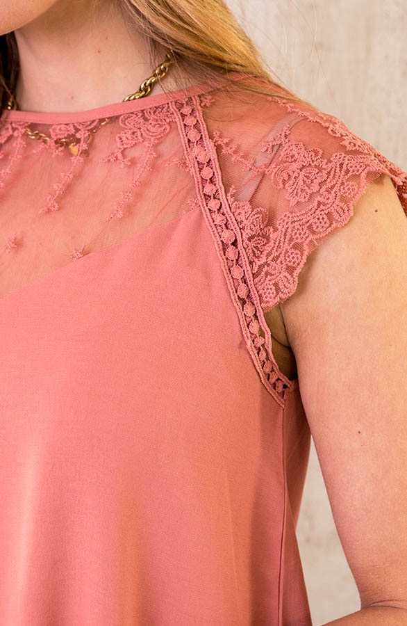Romantic Lace Top Dust – shoparchief, foto 5