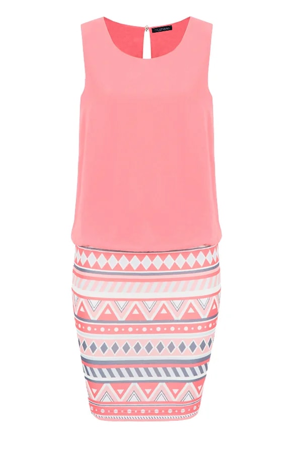Springbreak Jurk 2.0 Aztec Koraal – shoparchief