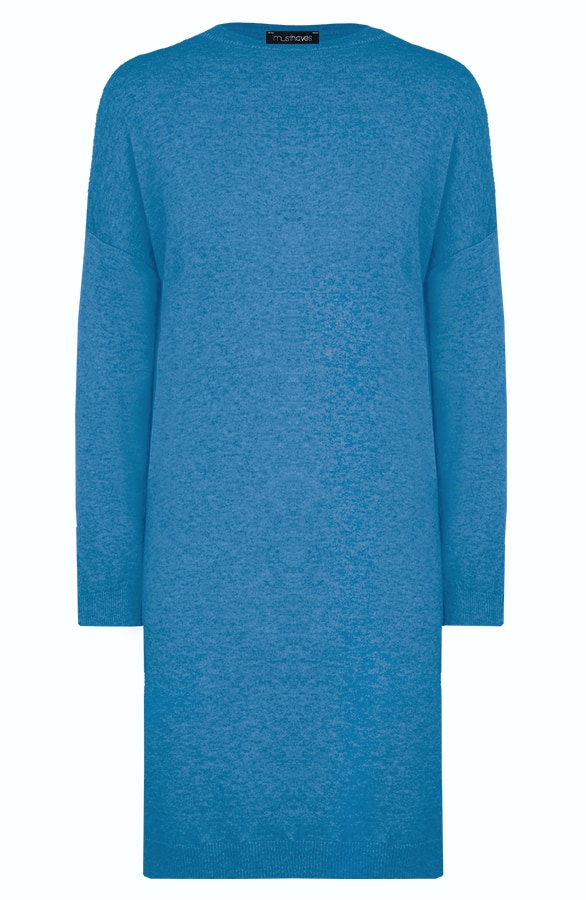 Sweater Dress Jeansblauw – shoparchief