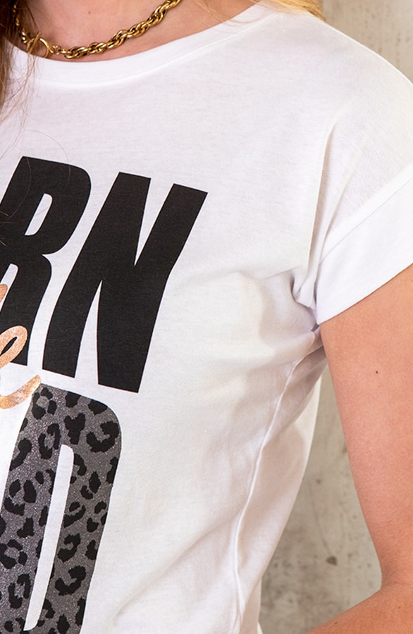Born To Be Wild It-shirt Zilver – shoparchief, foto 5