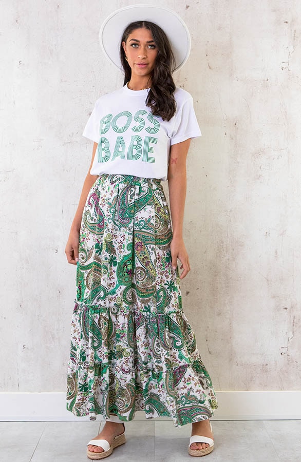 Boss Babe It-Shirt Groen – shoparchief, foto 2