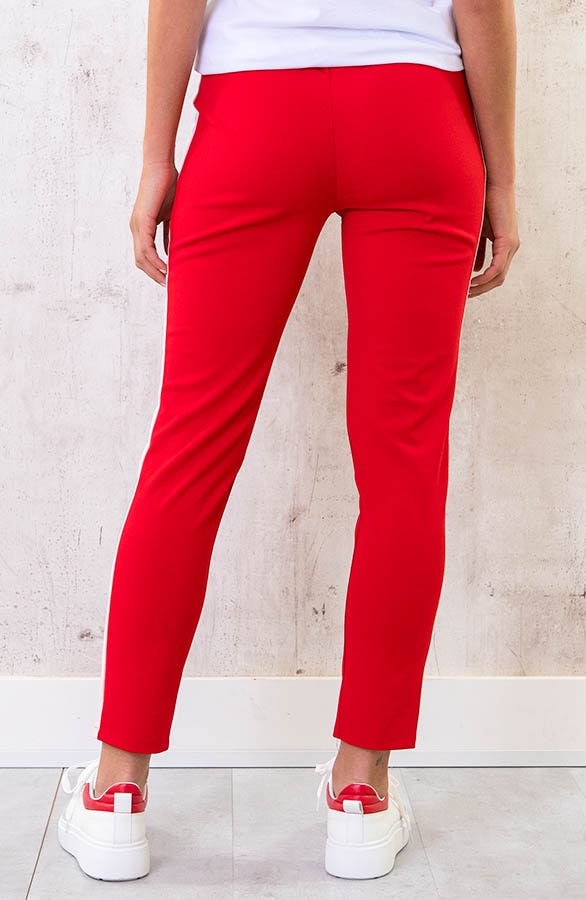 Broek Met Bies Rood Lichtroze – shoparchief, foto 3