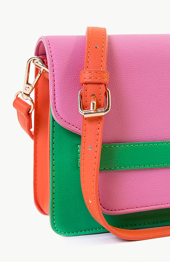 Color Blocking Schoudertas – shoparchief, foto 3