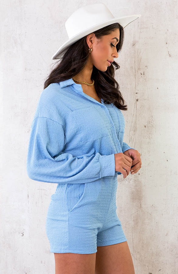 Comfy Shorts Lichtblauw – shoparchief, foto 4