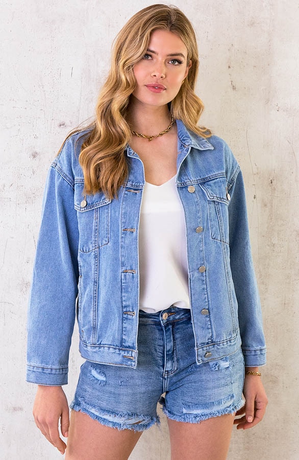 Embroidery Fringe Denim Jacket – shoparchief, foto 2