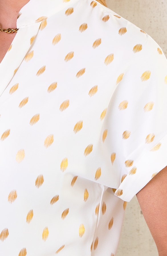 Golden Leaves Top Ecru – shoparchief, foto 6