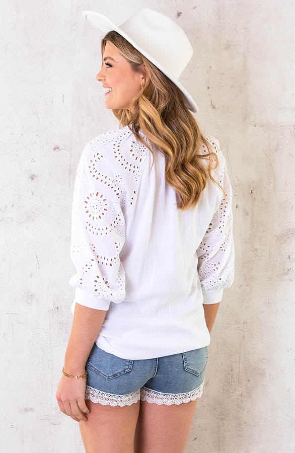 Marant Embroidery Blouse Ecru – shoparchief, foto 10