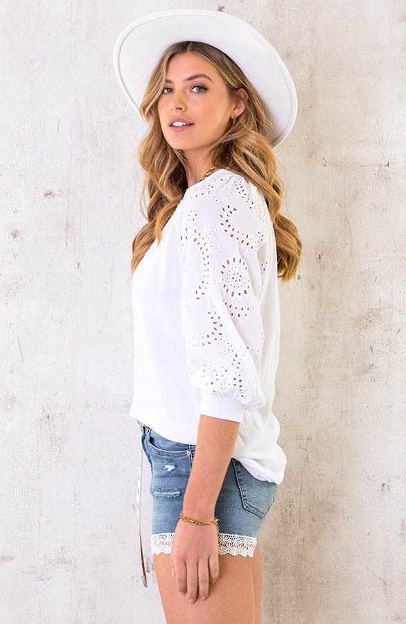 Marant Embroidery Blouse Ecru – shoparchief, foto 8