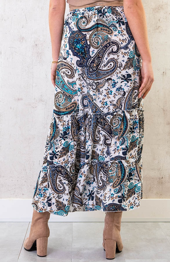 Maxi Rok Paisley Kobalt – shoparchief, foto 3