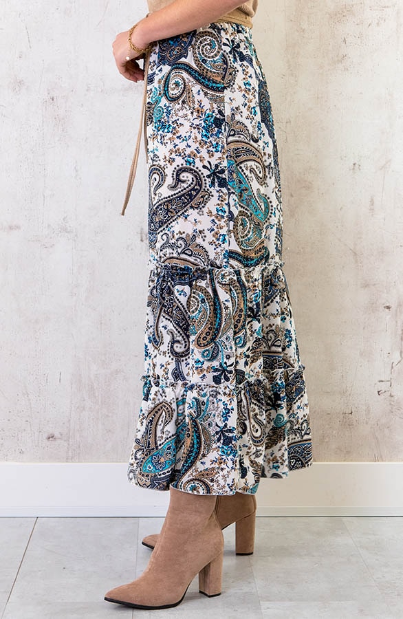 Maxi Rok Paisley Kobalt – shoparchief, foto 2