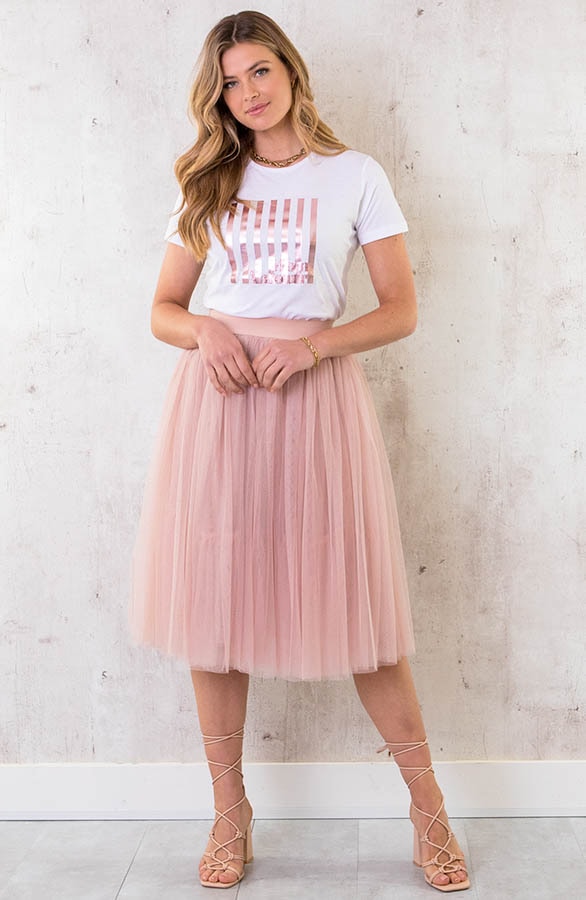 More Amour Metallic Top Rose – shoparchief