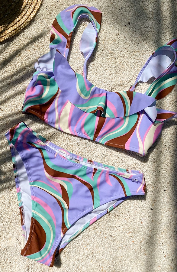 Retro Print Bikini Set – shoparchief