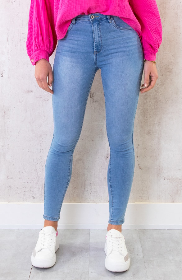 Skinny Jeans High Waist Blue – shoparchief