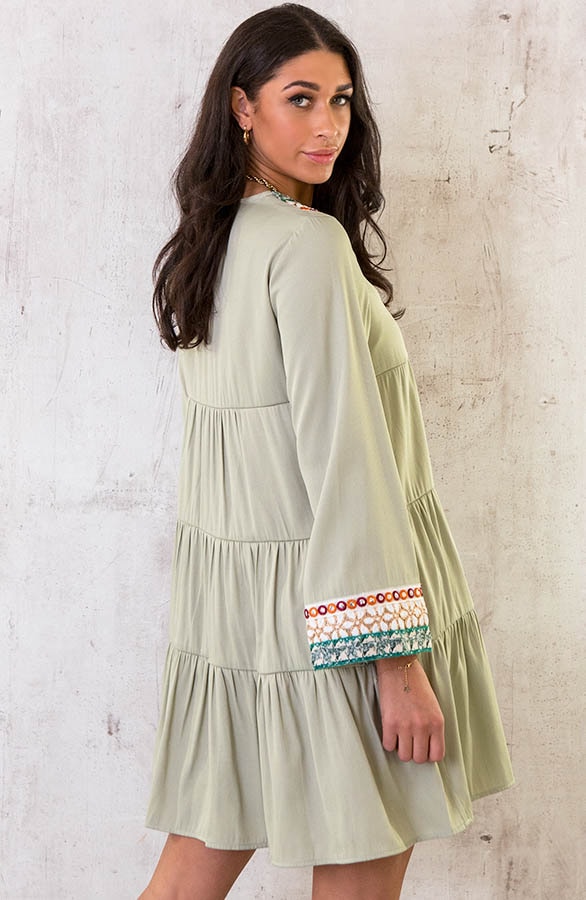 Tuniek Kralen Boho Light Army – shoparchief, foto 4