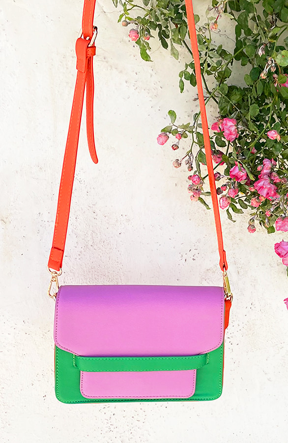 Color Blocking Schoudertas – shoparchief