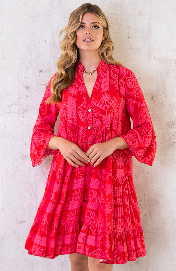 Cotton Tuniek Miami Pink – shoparchief