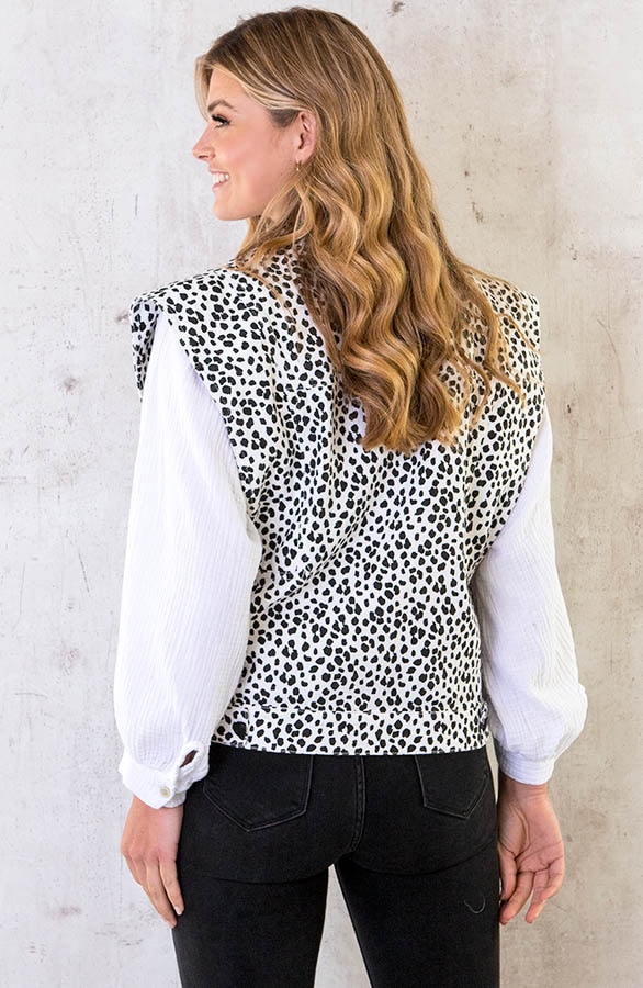Denim Gilet Cheetah – shoparchief, foto 4