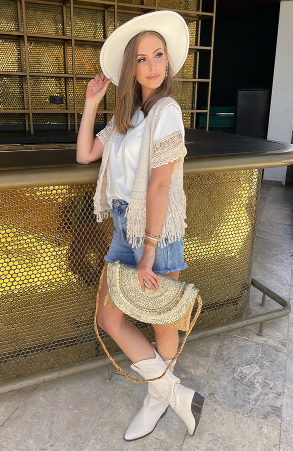 Ibiza Coins Bag Goud Beige – shoparchief, foto 5