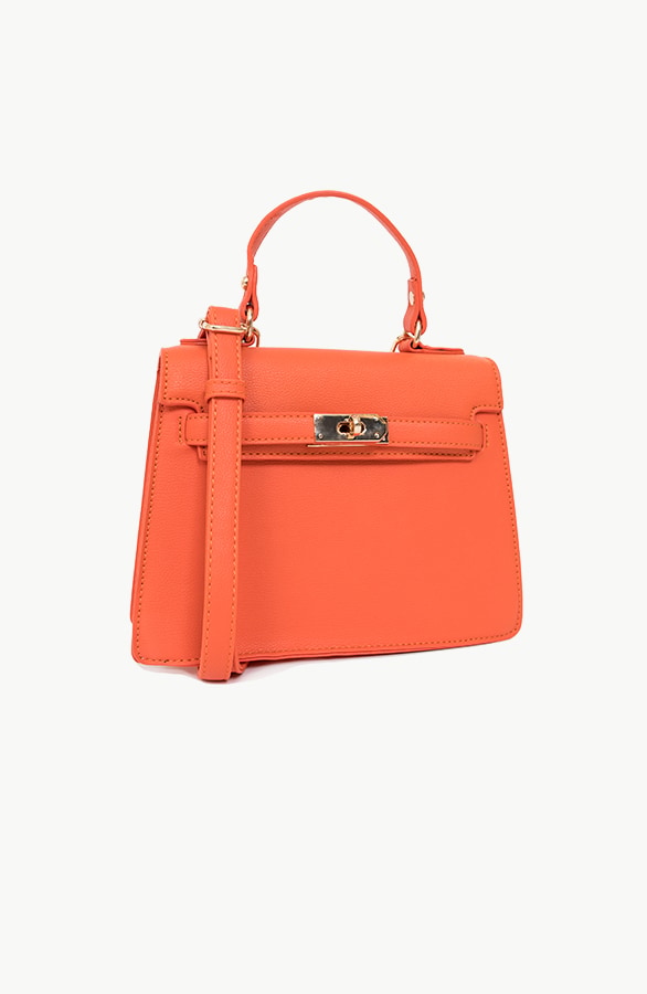 Handtas Parisienne Oranje – shoparchief, foto 3