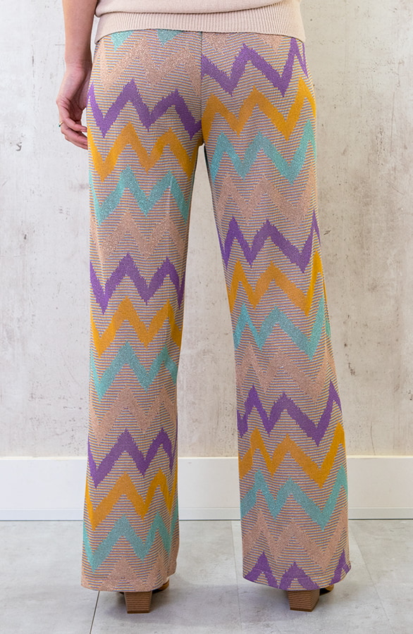 Lurex Pants Beige – shoparchief, foto 3