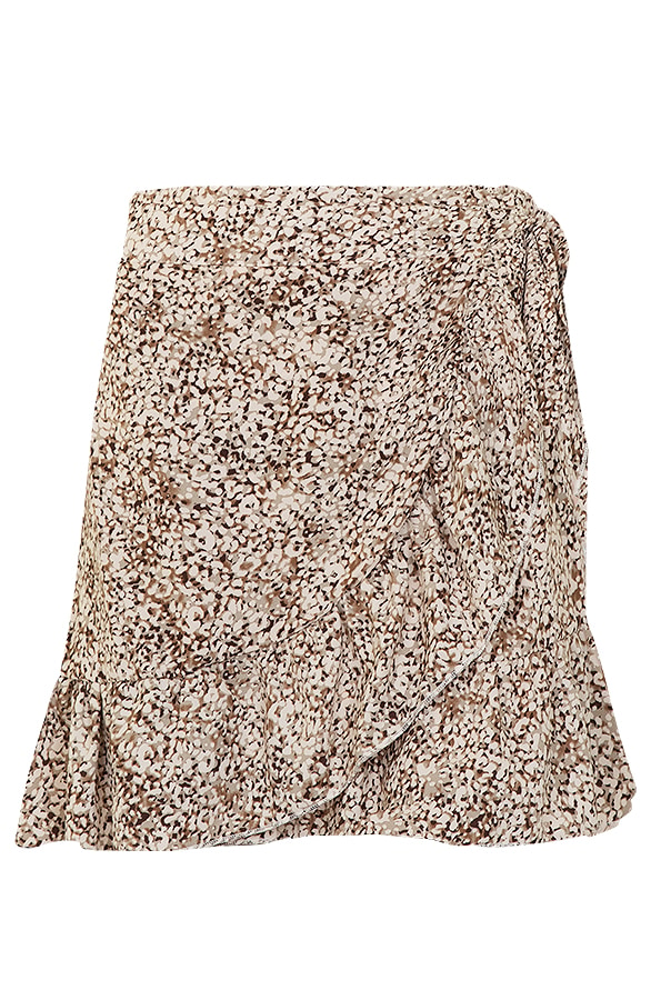 Overslag Leopard Rok Beige – shoparchief