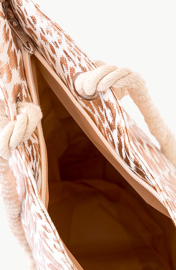 Strandtas Panter Metallic Rosé – shoparchief, foto 3