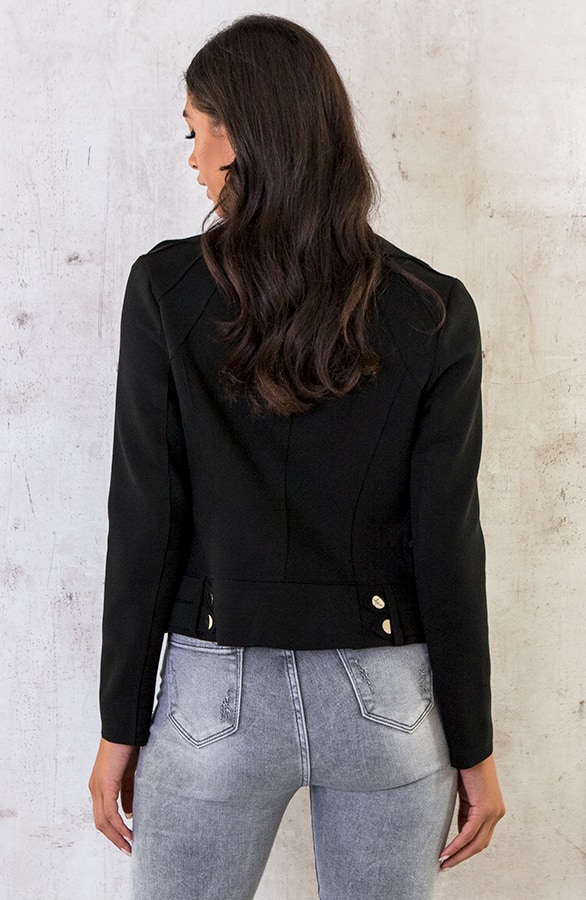 Biker Jacket Suede Schwarz, Shoparchiv, Foto 4