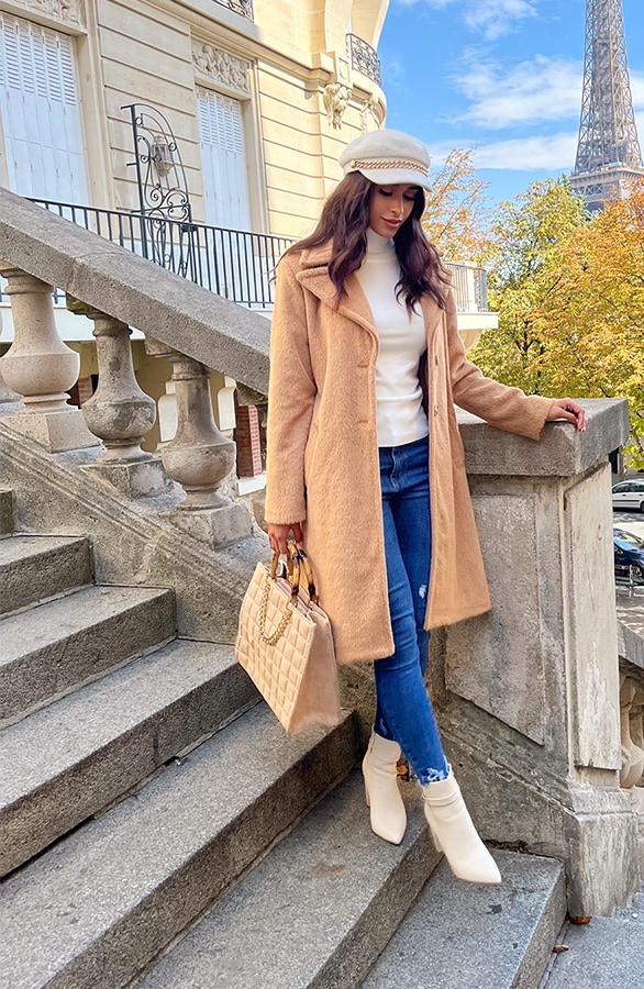 Classy Trenchcoat Camel – shoparchief, foto 4