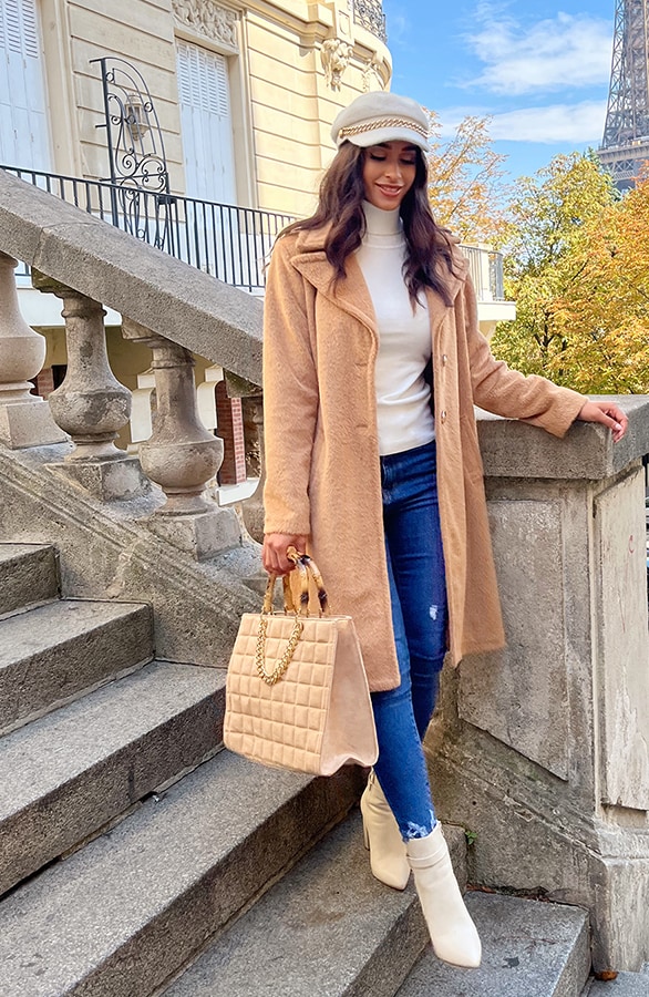 Classy Trenchcoat Camel – shoparchief, foto 5