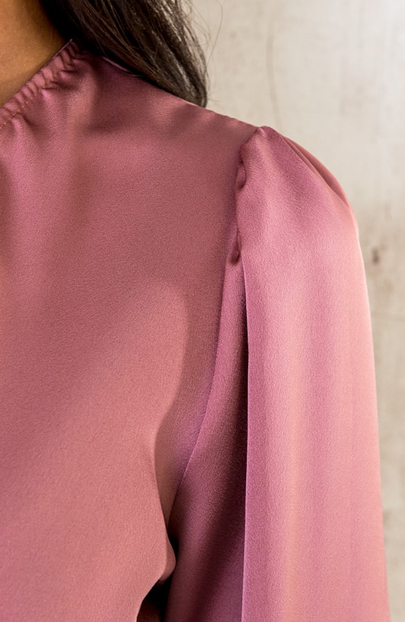 Flawless Ruffle Jurk Dust Roze – shoparchief, foto 7